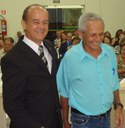 Vereador Nelson Nabor Buzinaro, recebendo o Ex-Vereador Luiz Rodrigues Coelho - atuou na 12ª Legislatura