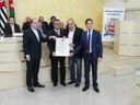 Entrega de Diploma de Honra ao Mérito ao agente policial Reginaldo Rosa dos Santos