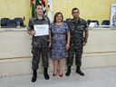 Paulo Vitor Oliveira Martins, vereadora Maria Mateus e Sargento Benício Alves