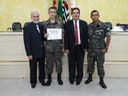 Milton Polon, Paulo Vitor Oliveira Martins,vereador Rodrigo Castilho e Sargento Benício Alves