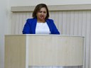 Vereadora Maria Mateus discursando na Tribuna
