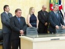 Mesa principal durante a Diplomação da 17ª Legislatura (2017-2020)
