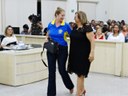 Vereadora Maria Mateus recebe a ex vice-prefeita Célia Brandani