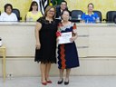 Vereadora Maria Mateus e homenageada Tamae Nakagawa (ADEC)
