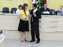 O vereador-presidente Rodrigo Parra também estendeu sua homenagem à Alessandra Rejani