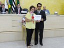 Rosa Alves de Lima e vereador Kielse Munis