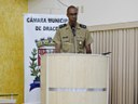 Tenente Soares discursa em agradecimento