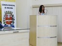 Discurso da vereadora-estudante Amanda Giovana Pereira dos Santos (Emefi Prof. Guilherme Tammerik)