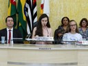 Fala da vereadora-estudante Vitória Ávila Fioravanti (Escola Prof. Gumercindo Corrêa de Almeida Moraes)