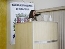 A vereadora-estudante Alícia Bernardino de Souza