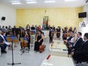 A Orquestra Camerata Guiomar Novaes entoou o Hino Nacional e o Hino a Dracena