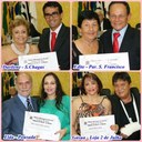 Vereadores com as Homenageadas - Créditos ao Jornalista Claudio José