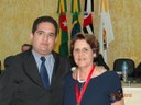 Vereador Rodrigo Castilho Soares e a Senhora Fátima Perfeito Campos Dancieri