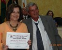 Vereador Pedro Gonçalves Vieira e a Sra. Maria da Graça Morais Beretta