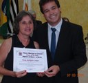 Vereador Divanir Ledo dos Santos e a Sra. Maria Rodrigues Campos