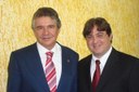 Ministro do Supremo Tribunal Federal Marco Aurélio Mello e Presidente da Câmara de Dracena Juliano Brito Bertolini