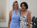 Vereadora Sara Scarabelli e conciliadora Maria Dias