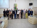 Vereadores da 18ª Legislatura com o novo cidadão honorário de Dracena