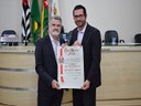 Adélio Sarro e vereador Rodrigo Parra