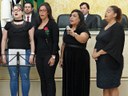 O Coral da Igreja Evangélica Assembleia de Deus realizou duas apresentações musicais na sessão