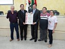 Vereador Rodrigo Castilho, homenageado Floriano Pesaro e a diretoria da Pousada Bom Samaritano