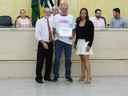 A equipe de Vôlei Adaptado (60 anos) conquistou o bicampeonato estadual na cidade de Auriflama/SP e receberam Diplomas de Honra ao Mérito como reconhecimento durante a 42ª Sessão Ordinária.