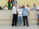 A equipe de Vôlei Adaptado (60 anos) conquistou o bicampeonato estadual na cidade de Auriflama/SP e receberam Diplomas de Honra ao Mérito como reconhecimento durante a 42ª Sessão Ordinária.