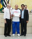 A equipe de Vôlei Adaptado (60 anos) conquistou o bicampeonato estadual na cidade de Auriflama/SP e receberam Diplomas de Honra ao Mérito como reconhecimento durante a 42ª Sessão Ordinária.