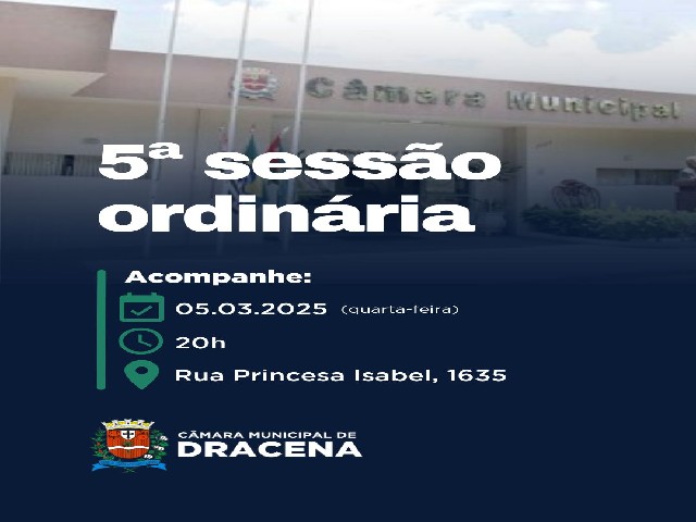 Alterações no Plano Diretor de Dracena são apreciadas em sessão ordinária