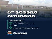 Alterações no Plano Diretor de Dracena são apreciadas em sessão ordinária
