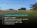 Aprovada desapropriação para implantação de rotatória Aprovada desapropriação para implantação de rotatória