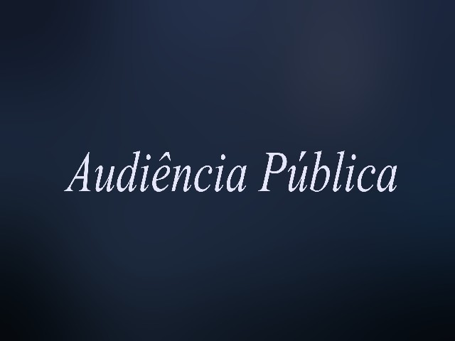 Audiência Pública da Lei Orçamentária 2018