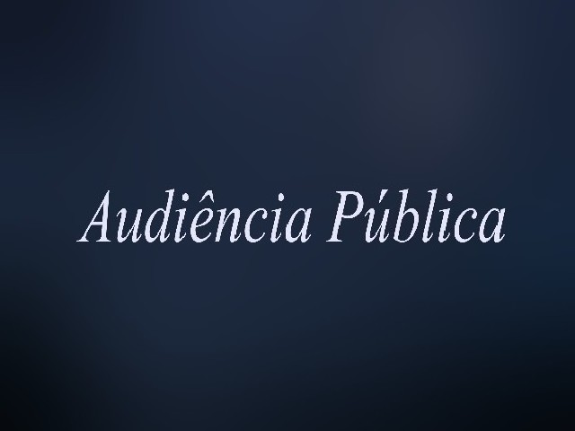 Audiência Pública - PPA