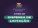 Aviso - Dispensa de Licitação