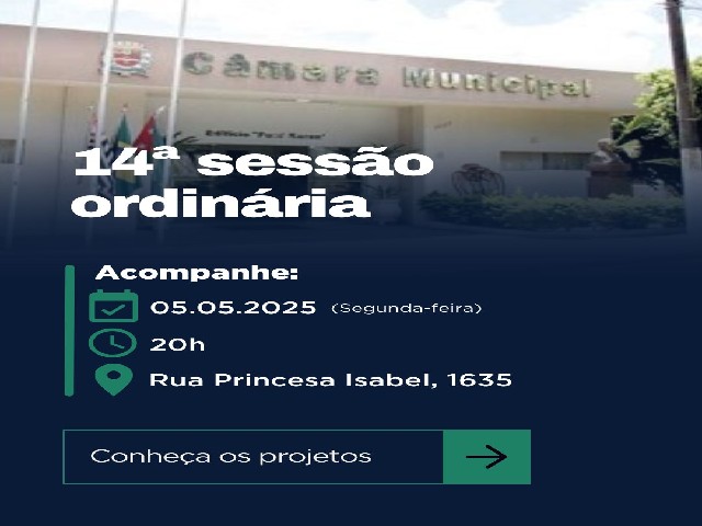 Câmara de Dracena aprecia três projetos na próxima sessão ordinária