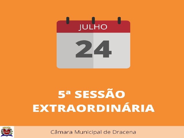 Câmara de Dracena discute três projetos de lei em sessão extraordinária
