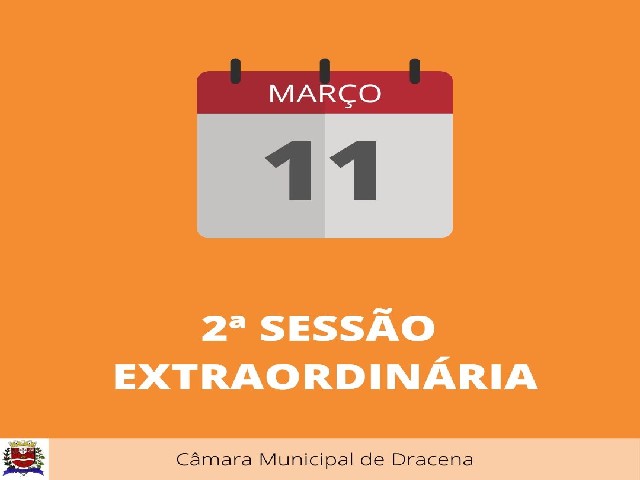 Câmara de Dracena realiza sessão extraordinária nesta quarta-feira