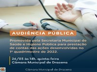 Câmara de Dracena sedia audiência pública da Saúde