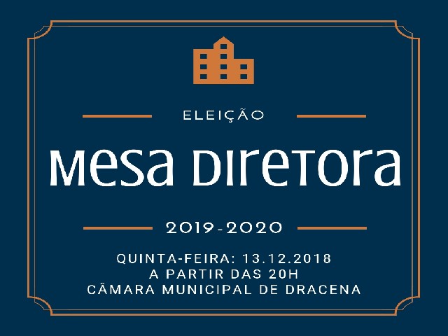 Câmara define Mesa Diretora e Comissões Permanentes para o biênio 2019-2020
