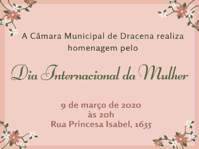 Câmara homenageia voluntárias pelo Dia Internacional da Mulher