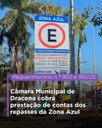 Câmara Municipal de Dracena cobra prestação de contas dos repasses da Zona Azul