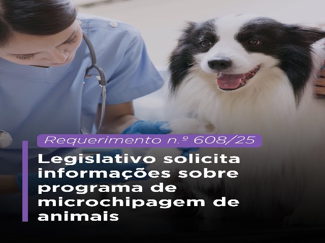 Câmara Municipal de Dracena questiona existência de programa de microchipagem de animais