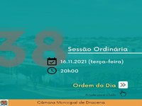 Câmara Municipal de Dracena vota um projeto em sessão ordinária