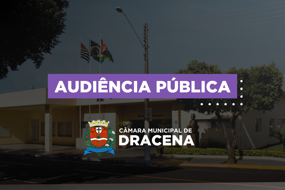 Câmara realiza audiência pública (Plano Diretor)