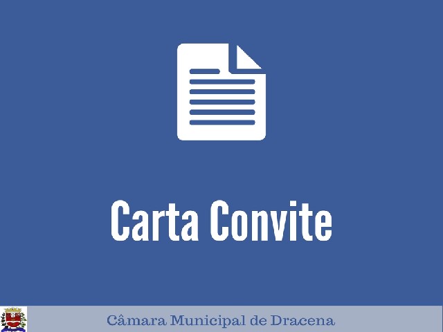 Carta Convite n.° 01/2018