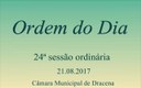 Cinco projetos estão na pauta de votação da próxima sessão camarária