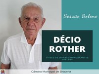 Décio Rother recebe Título de Cidadão Honorário de Dracena