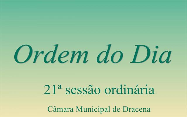 Dois projetos de lei estão na pauta da próxima sessão da Câmara