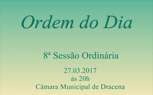 Dois projetos passam por votação no Legislativo na 8ª Sessão Ordinária