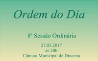 Dois projetos passam por votação no Legislativo na 8ª Sessão Ordinária